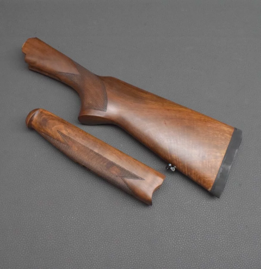 Eibar, Original Schaftset für Bockdoppelflinte, gebraucht