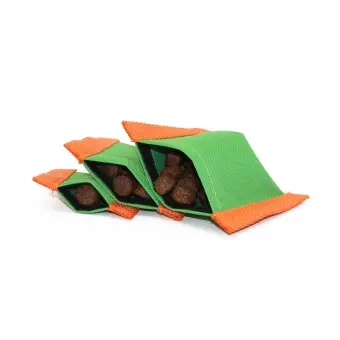 Sniffie Mini Snack-Dummy, perfekt für Apportierspiele, zum Befüllen mit Klett, schwimmfähig, passt in jede Hosentasche, XS, S, M, L