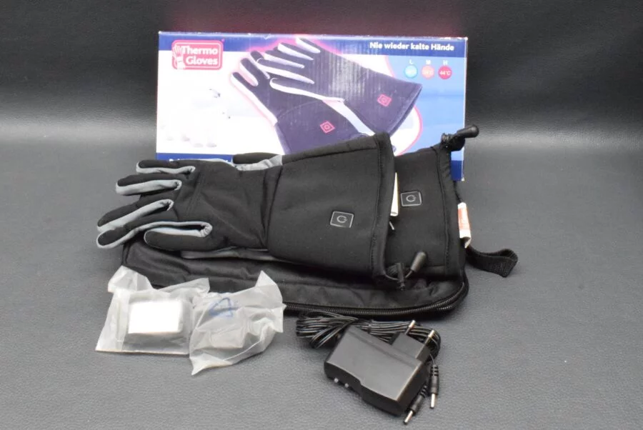 Thermo Gloves beheizbare Handschuhe, Gr.L-XXL, grau/schwarz, zum Sonderpreis !