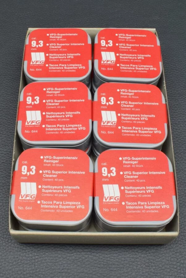 VFG, Superintensiv-Reiniger, Kaliber.9,3mm, 12 Pack., a.40Reiniger zum Sonderpreis!