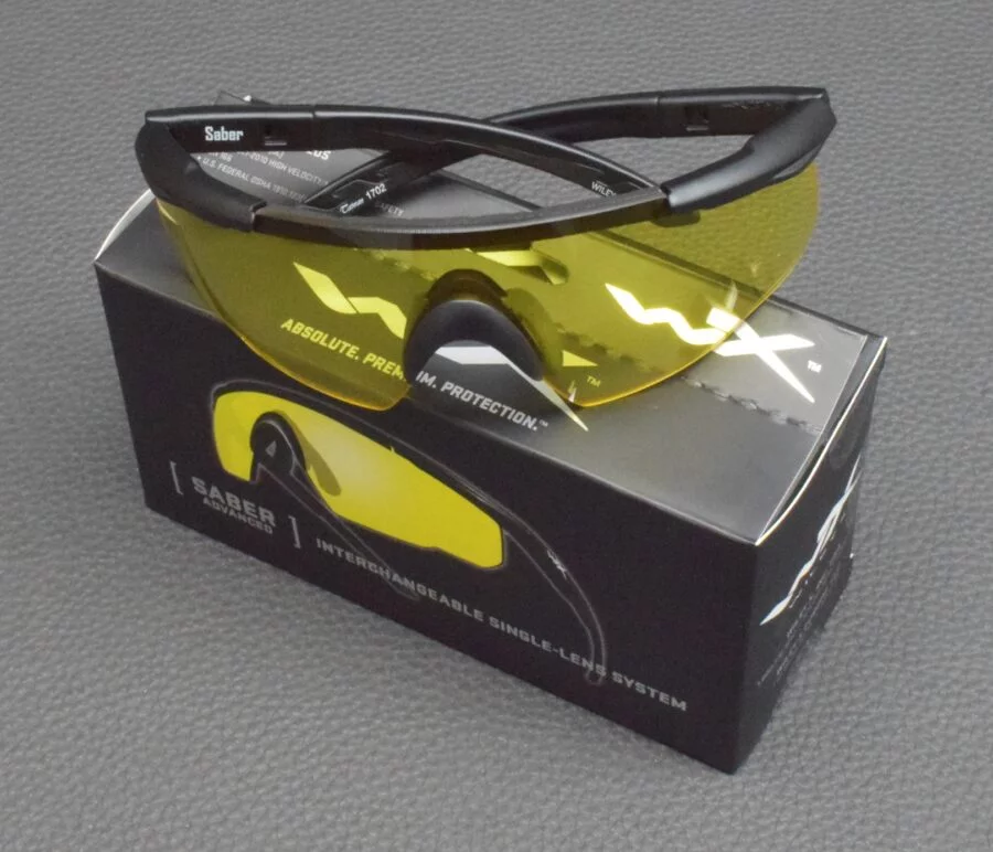 Wiley X Schutz-Sicherheitsbrille, Saber Advanced Gelb, Neuware zum Sonderpreis!